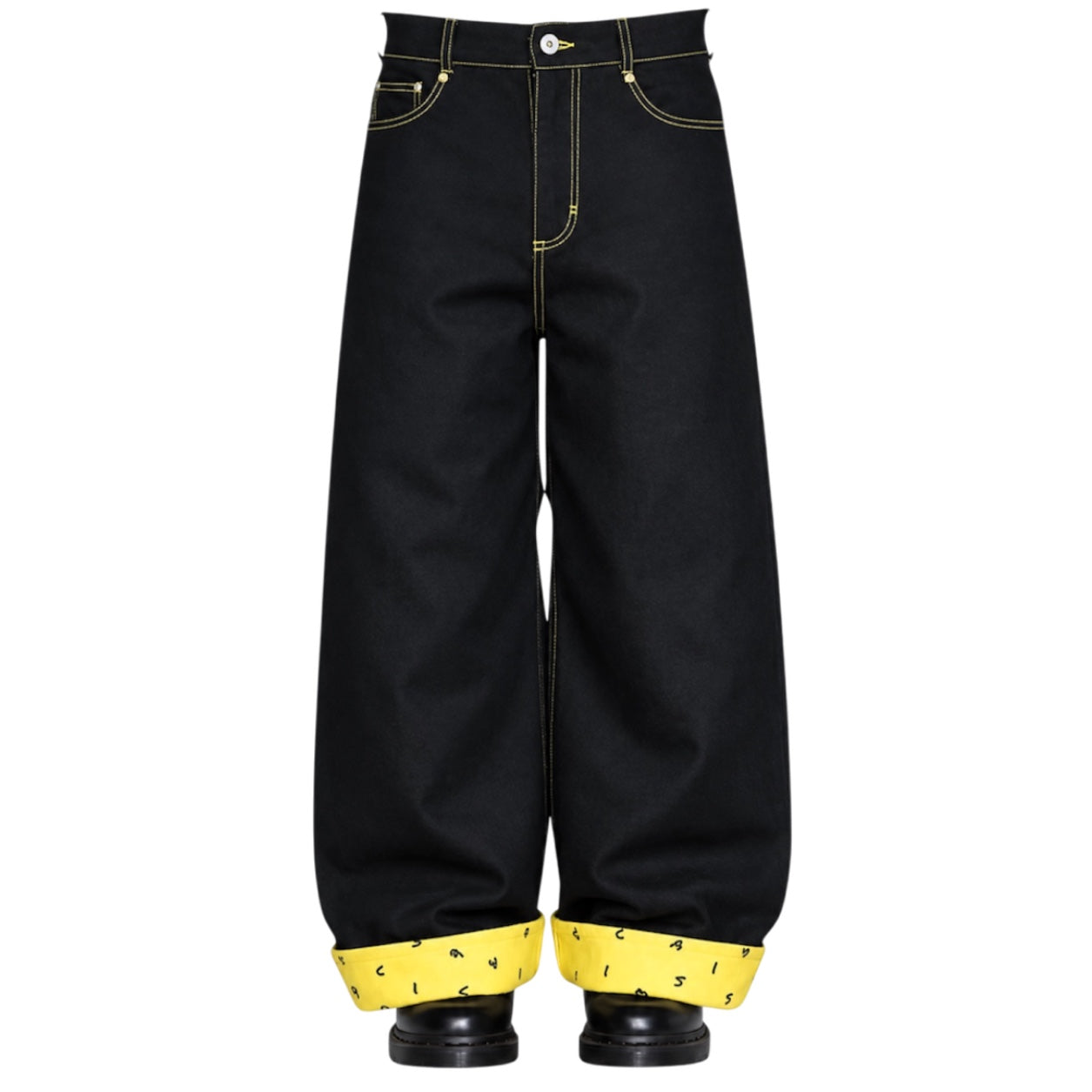 HIDE&SEEK Black Denim