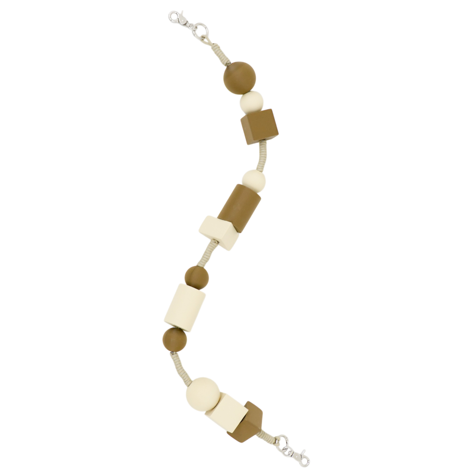 Toy-Brick Wallet Chain Wood