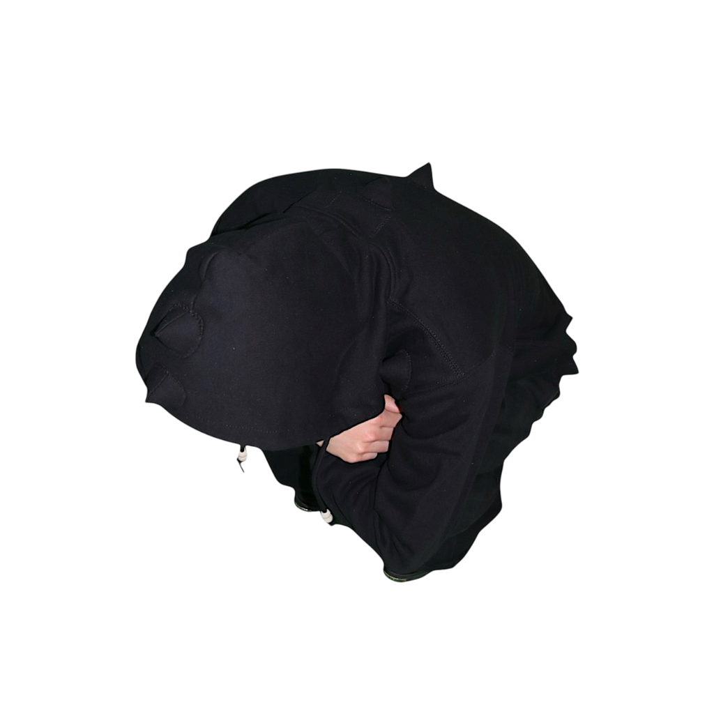 dinosaur spines Doubie Zip-Up Hoodie