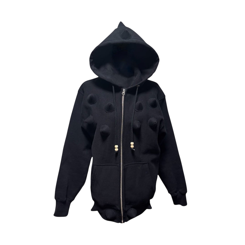 dinosaur spines Doubie Zip-Up Hoodie