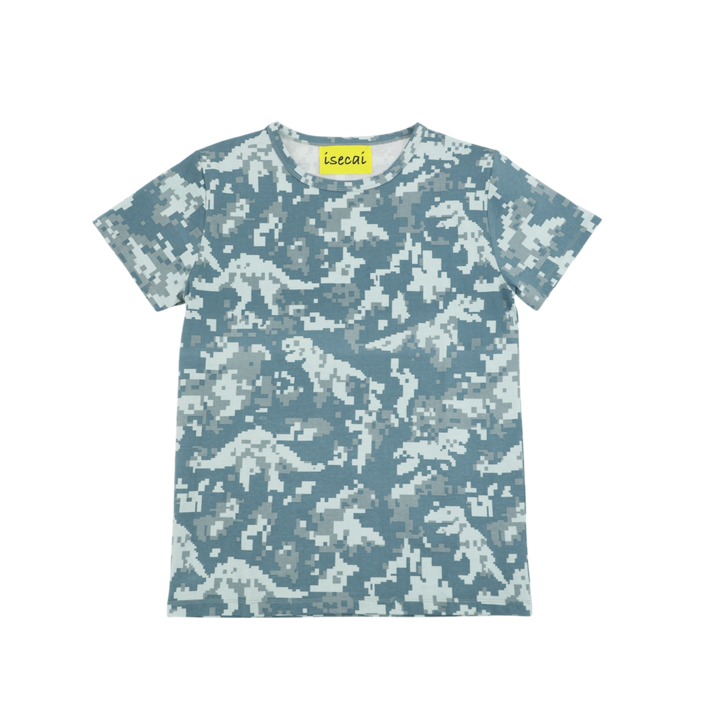 DINO CAMO TEE BLUE