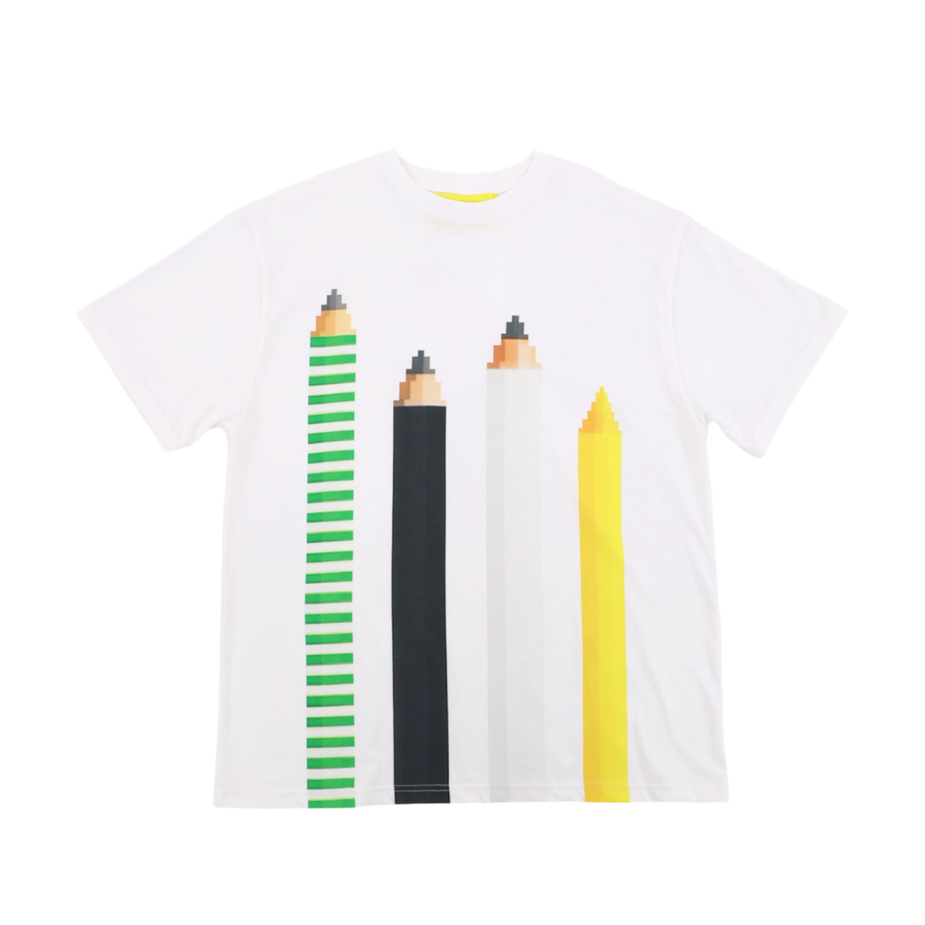 PENCIL TEE WHITE