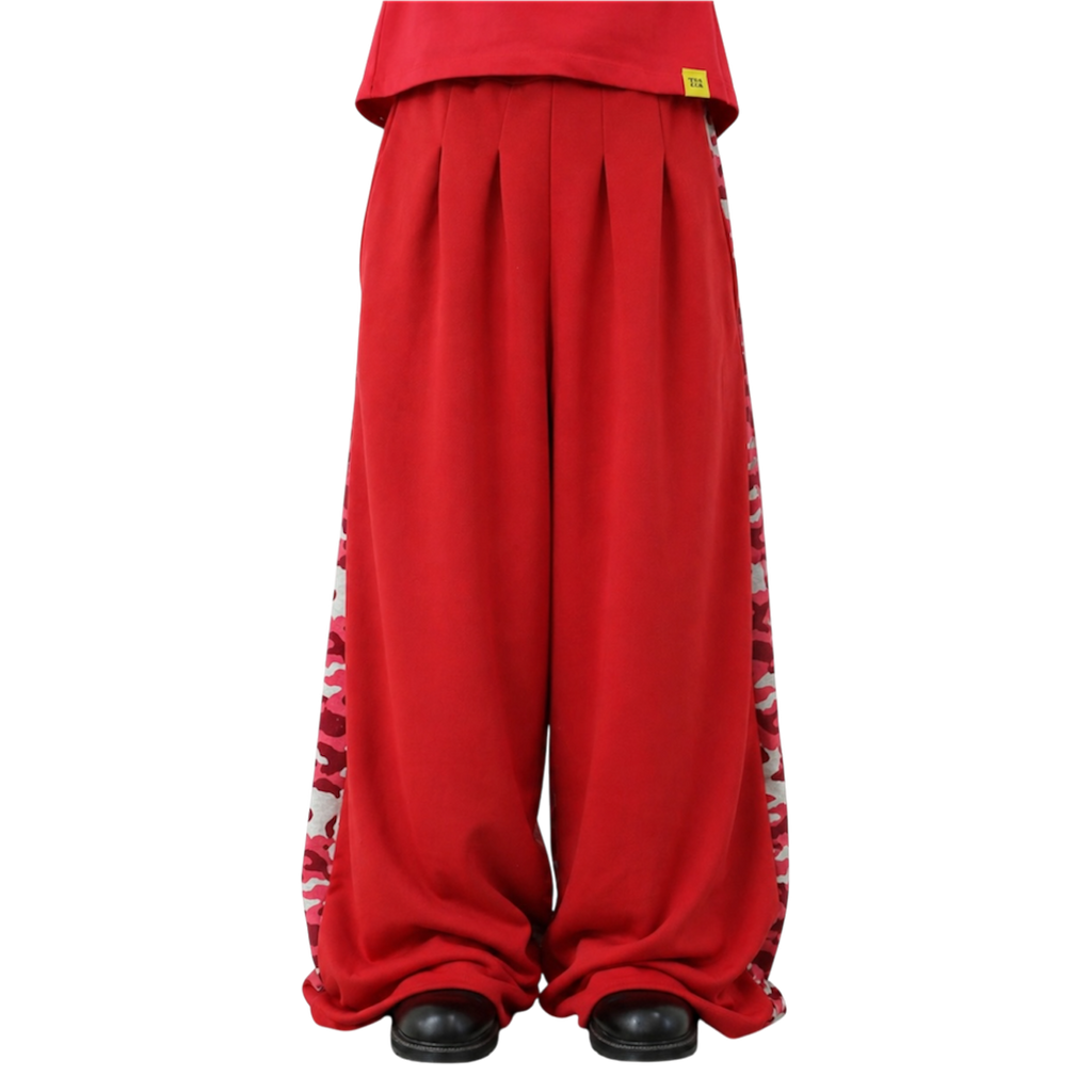 SWITCH CAMO SWEAT PANTS RED