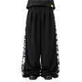SWITCH CAMO SWEAT PANTS BLACK