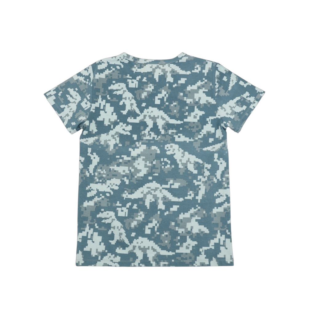 DINO CAMO TEE BLUE