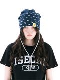 EGG STRING BEANIE SMOKE NAVY