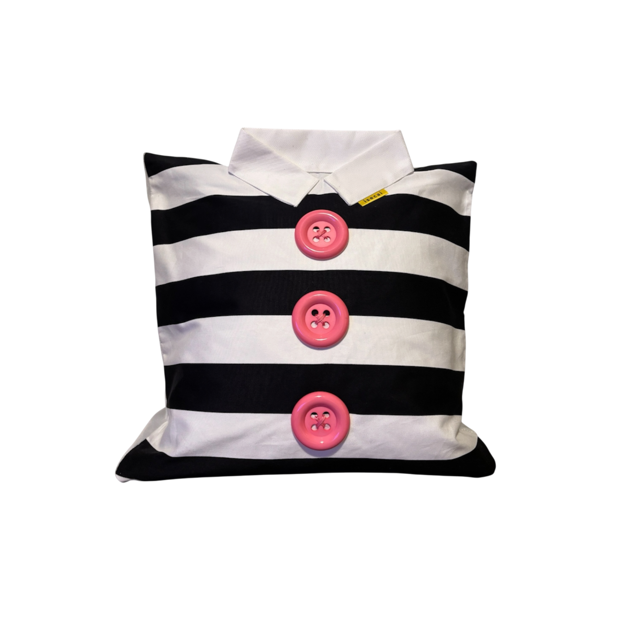 SHIRT CUSHION COVER BLACK&WHITE