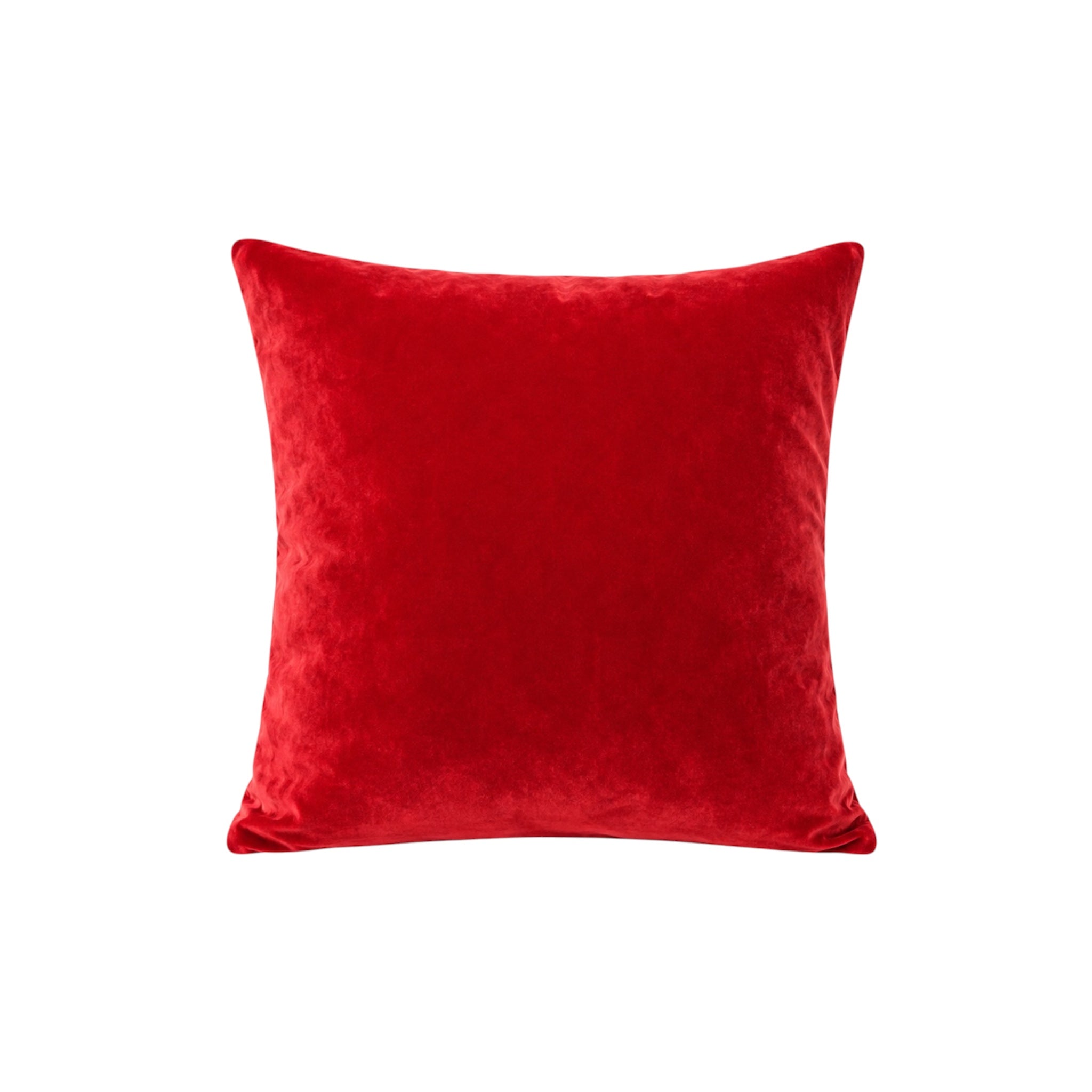 SHIRT CUSHION COVER RED ARGYLE