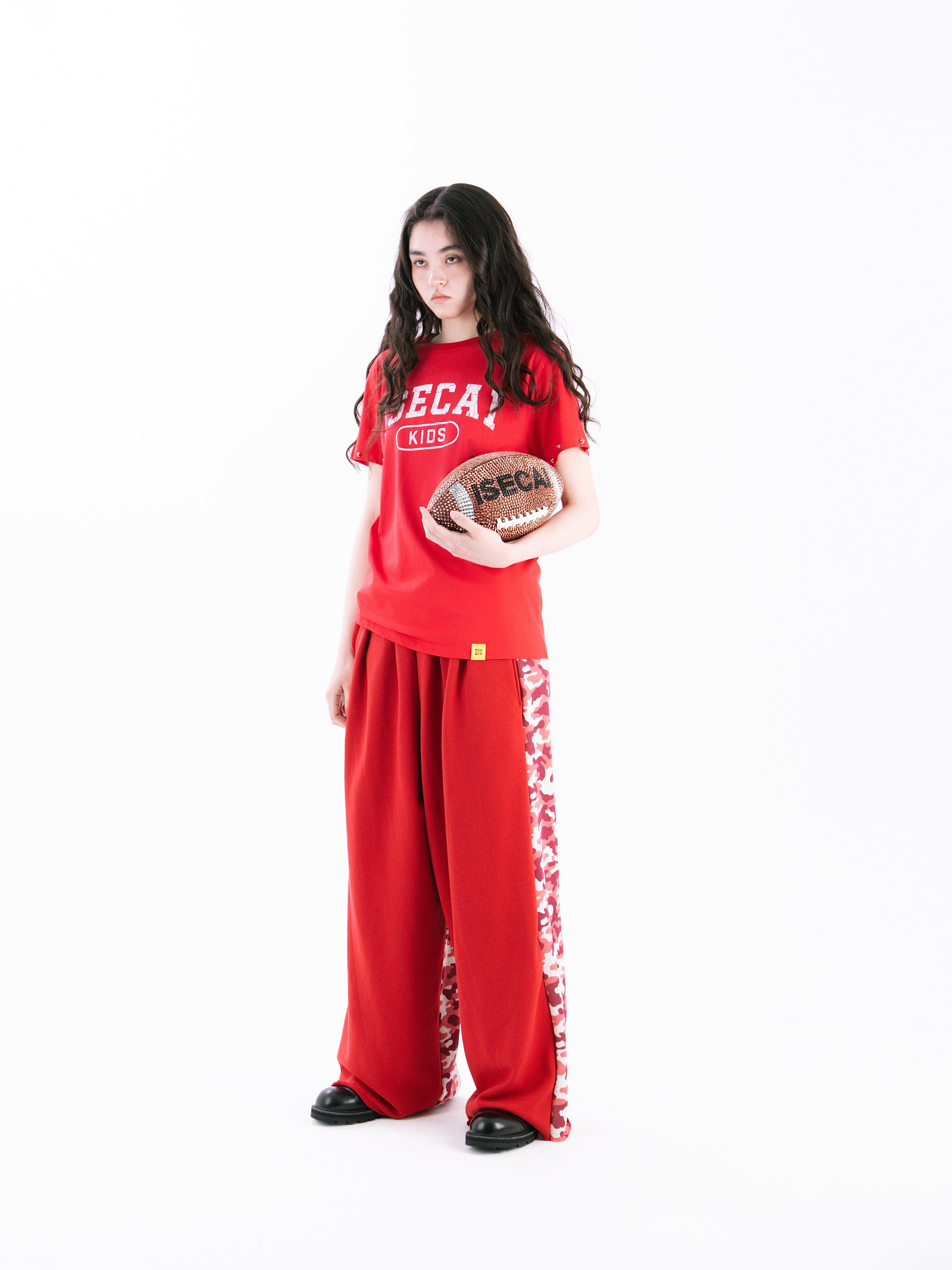 SWITCH CAMO SWEAT PANTS RED