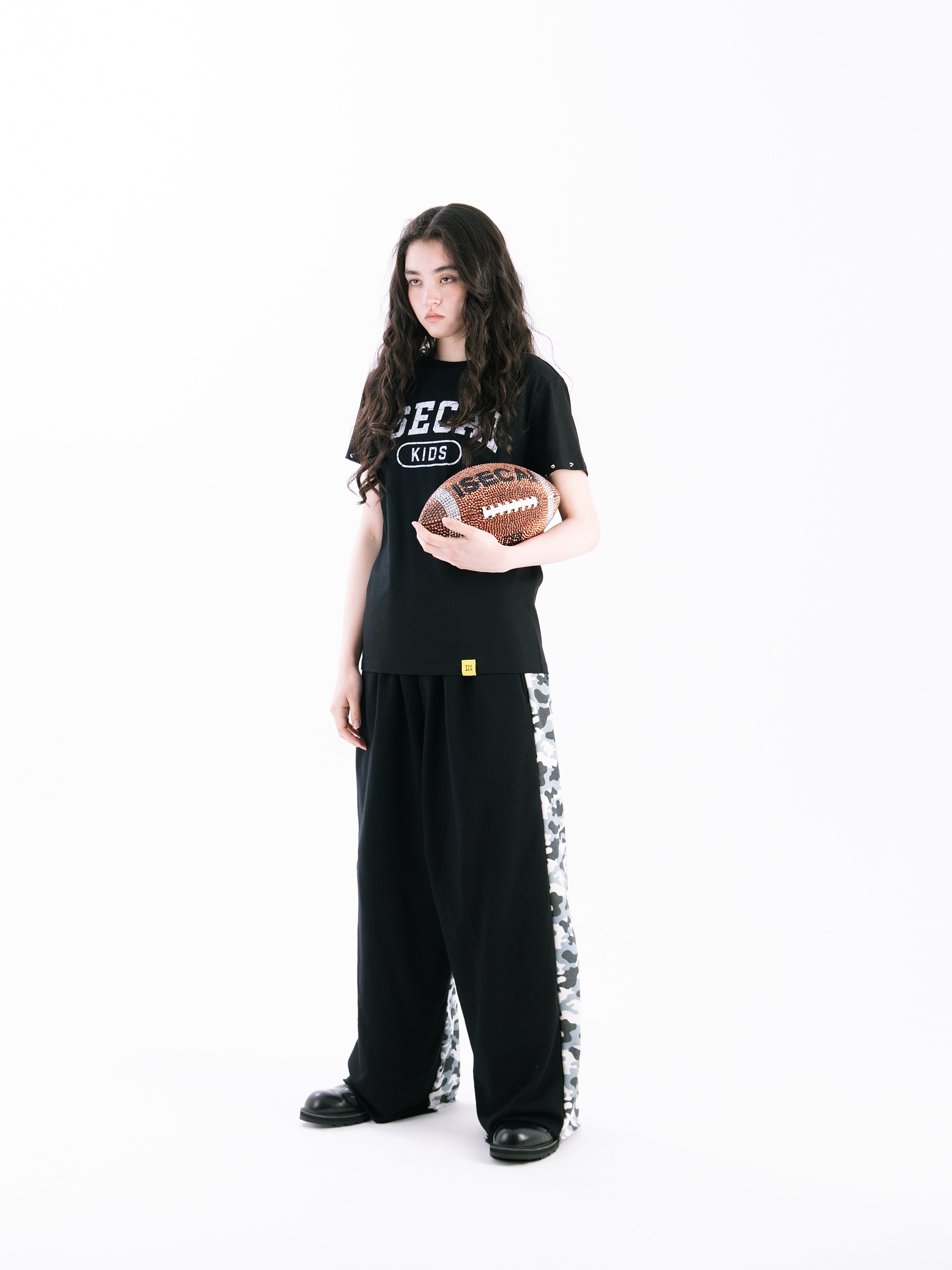 SWITCH CAMO SWEAT PANTS BLACK